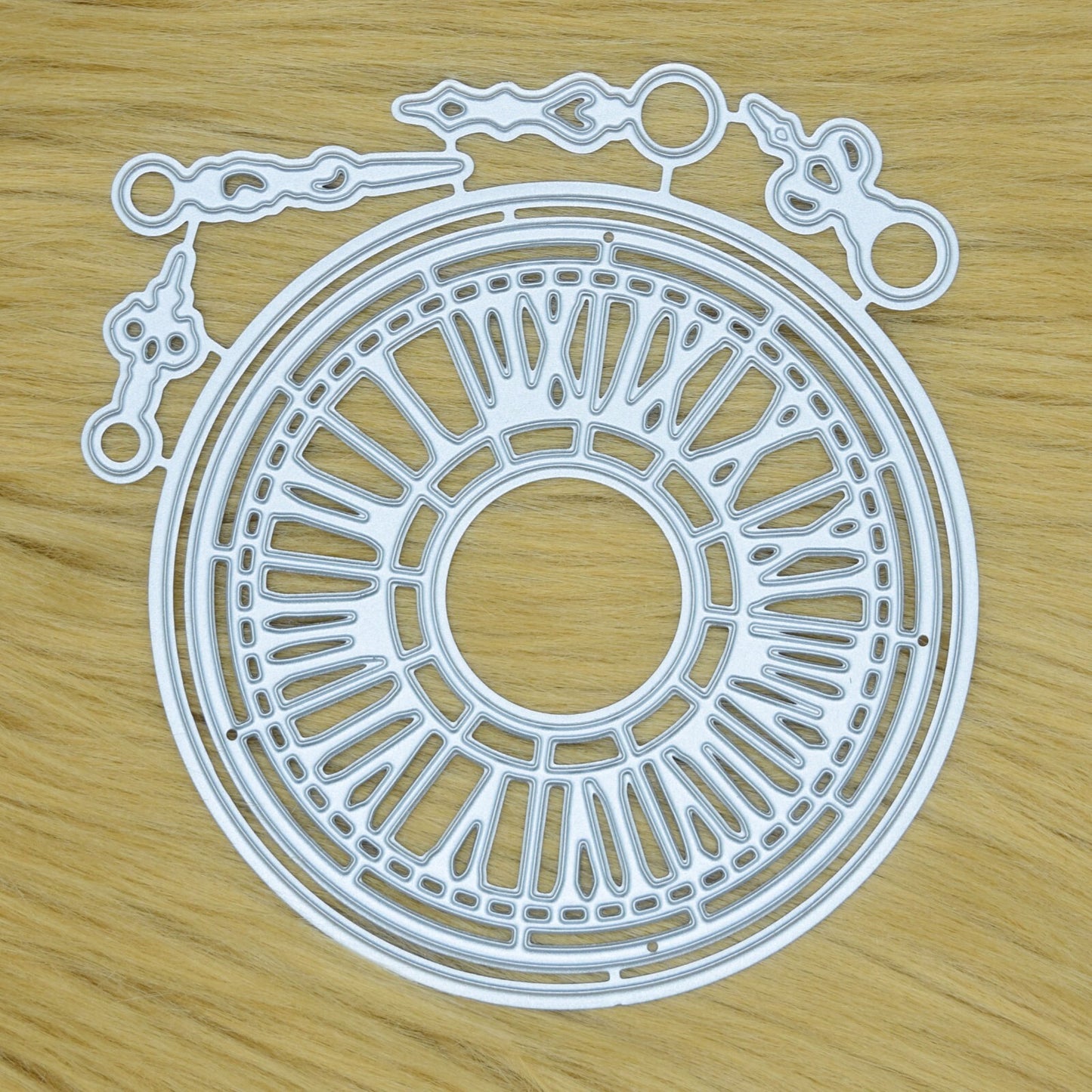 Large Clock & Hands Metal Cutting Dies Set, Steampunk, Card Making, I8