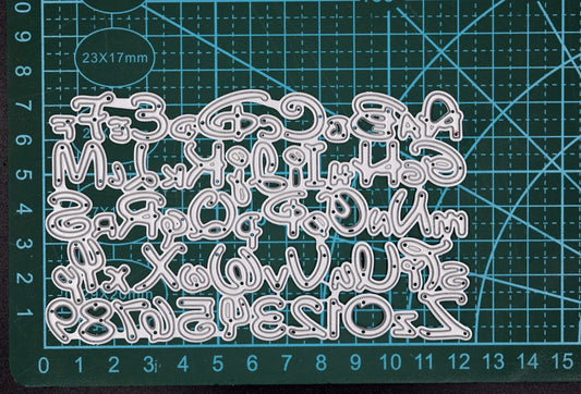 Double Disney Alphabet & Numbers Metal Cutting Die, Card Making, Paper Crafts J0