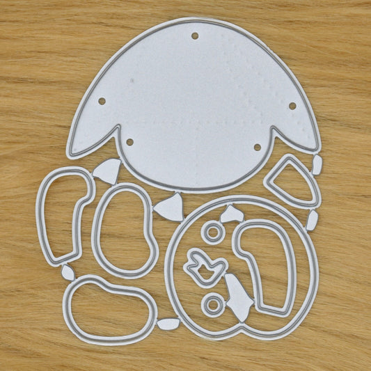 Eeyore Donkey Metal Cutting Die Kit, Card Making, Paper Crafts, Scrapbooking A6