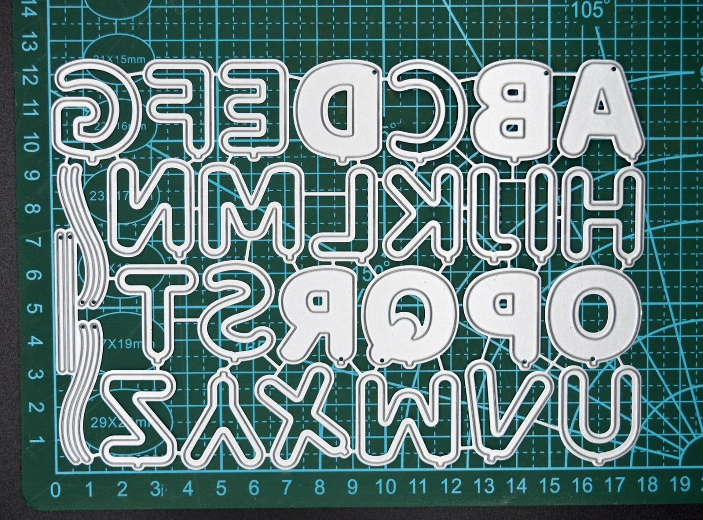 🎈Balloon Alphabet Metal Cutting Dies, Card making, Scrapbooking UK SELLER E5 🎈
