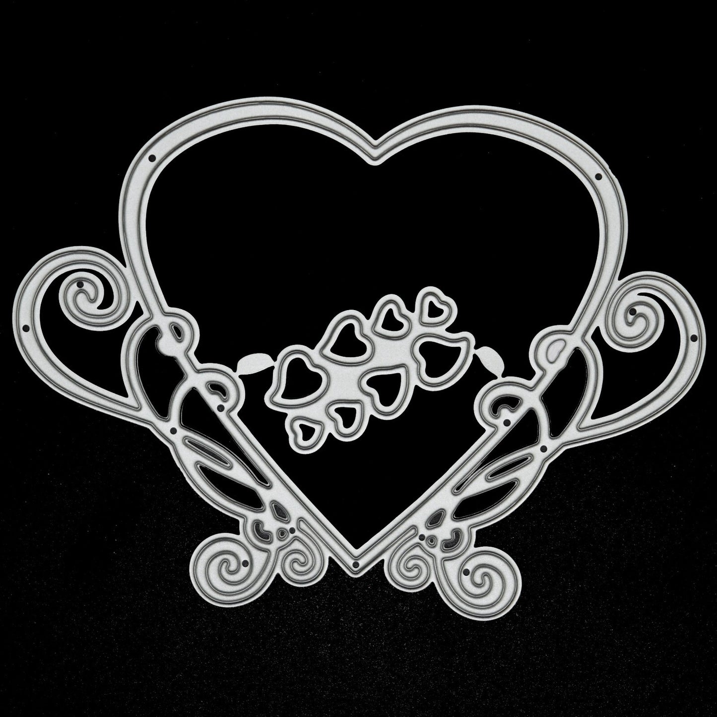 Stylish & Elegant Heart Metal Cutting Die With An 8 Cut Hearts Die, Crafts A9
