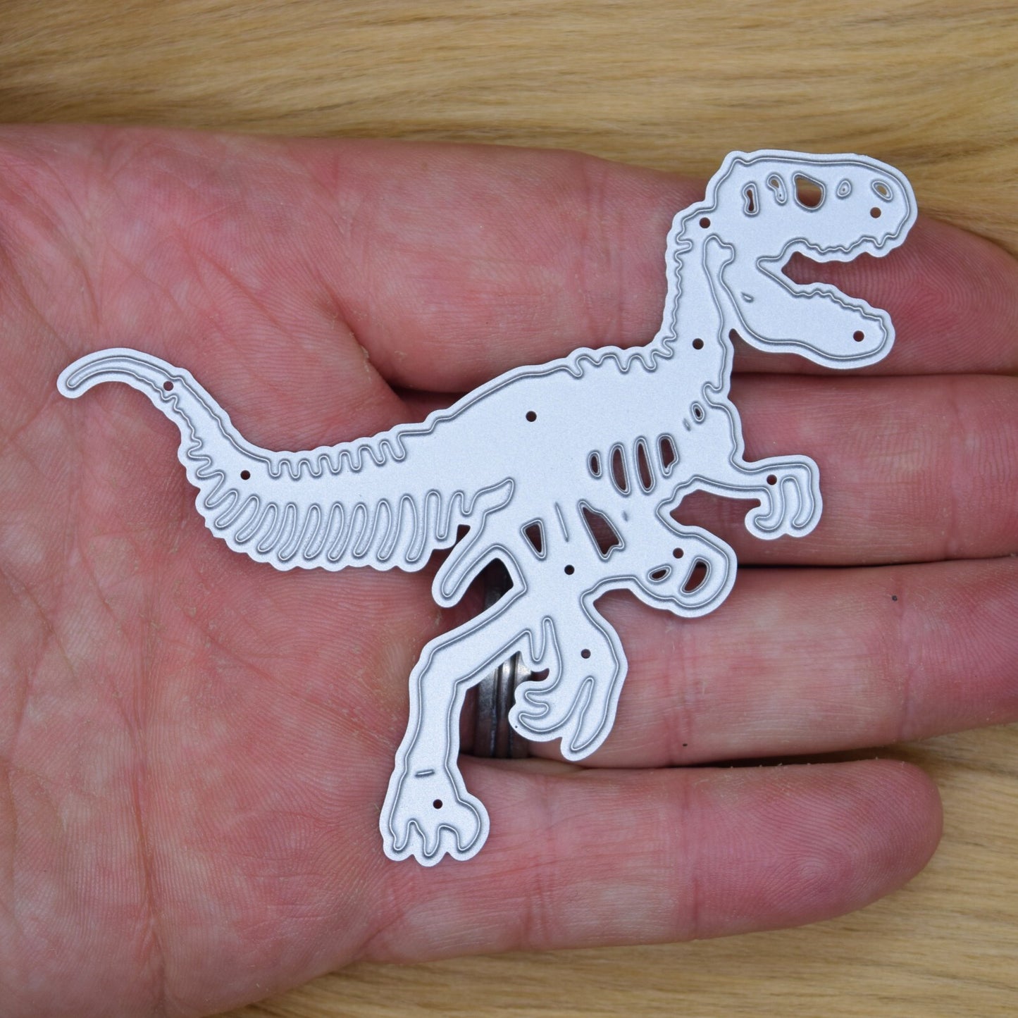 Dinosaur, T-Rex Skeleton Metal Cutting Die, Palaeontology, Card Making, Craft F9