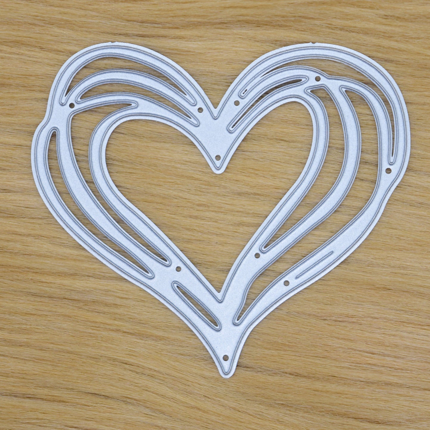 Heart Metal Cutting Die – Layered & Solid Heart Card Making Die