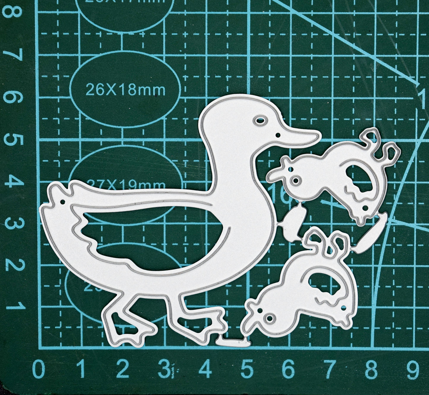 Duck & Chicks Metal Cutting Dies – Easter Farmyard Set