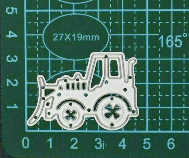 Bulldozer Digger Metal Cutting Die – Construction Vehicle Craft Die