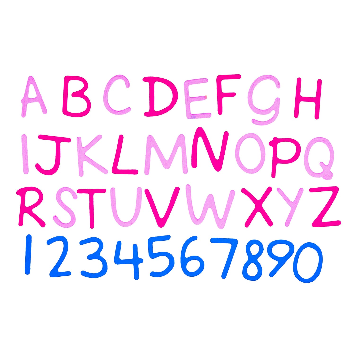 Alphabet & Number Dies