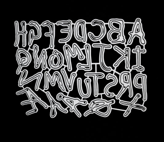 ⭐ Uppercase Spooky Alphabet Metal Cutting Dies Set + More, Card making  E5 ⭐
