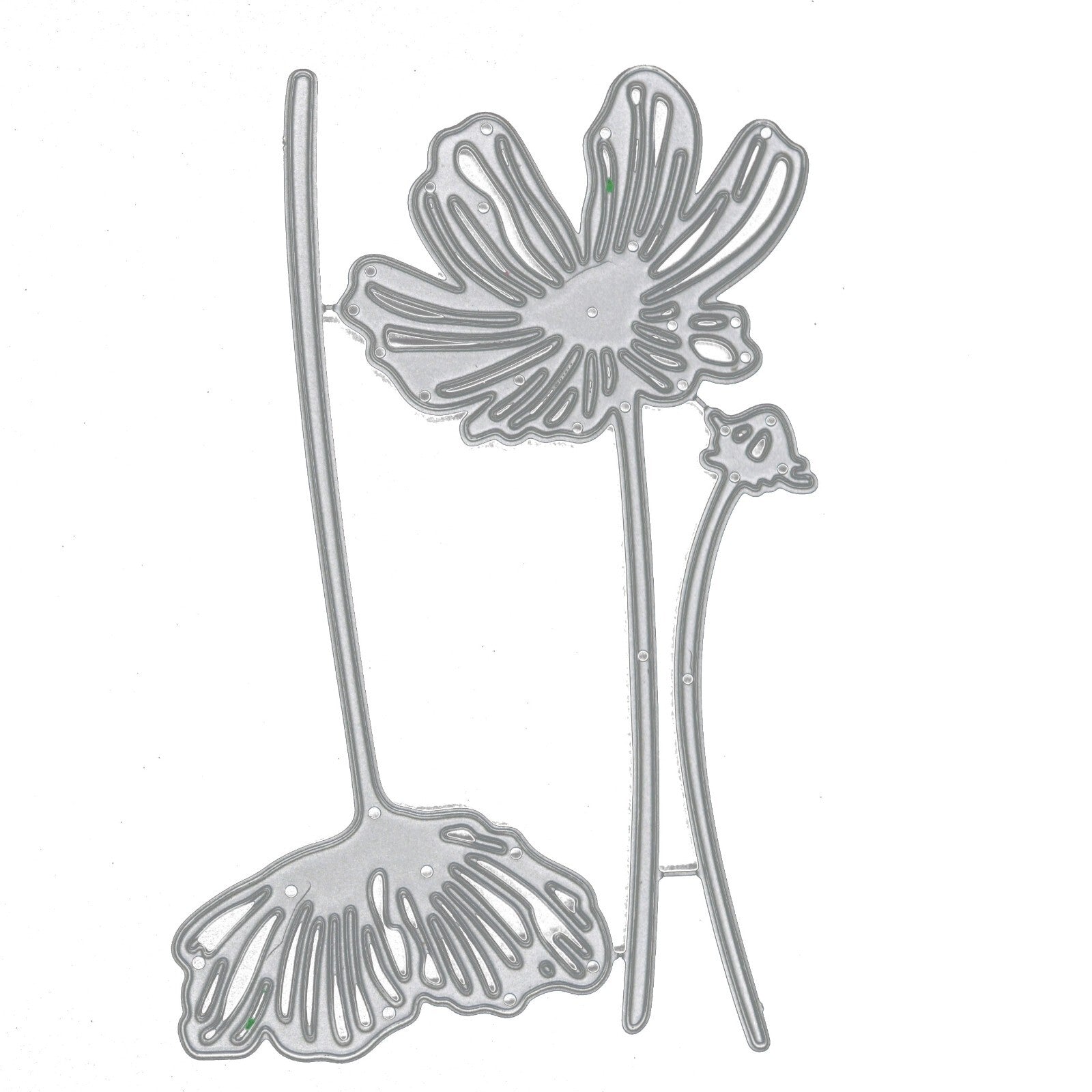 3 Decorative Flowers Metal Cutting Dies, Flower, Card making, Scrapbooking A9