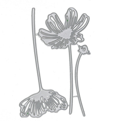 3 Decorative Flowers Metal Cutting Dies, Flower, Card making, Scrapbooking A9