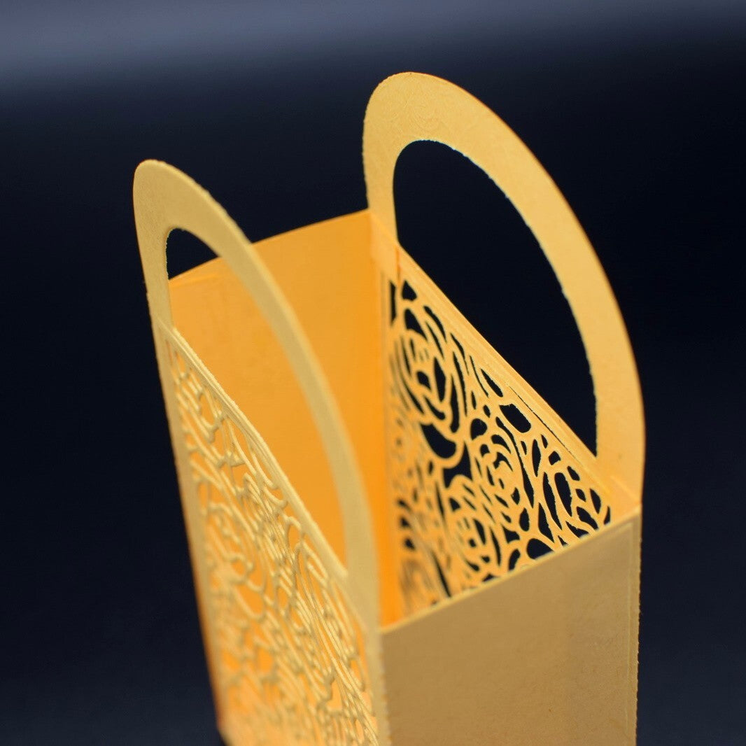 3D Decorative Bag Metal Cutting Die, Stencil, Bouquet, Basket, Favours,  B3