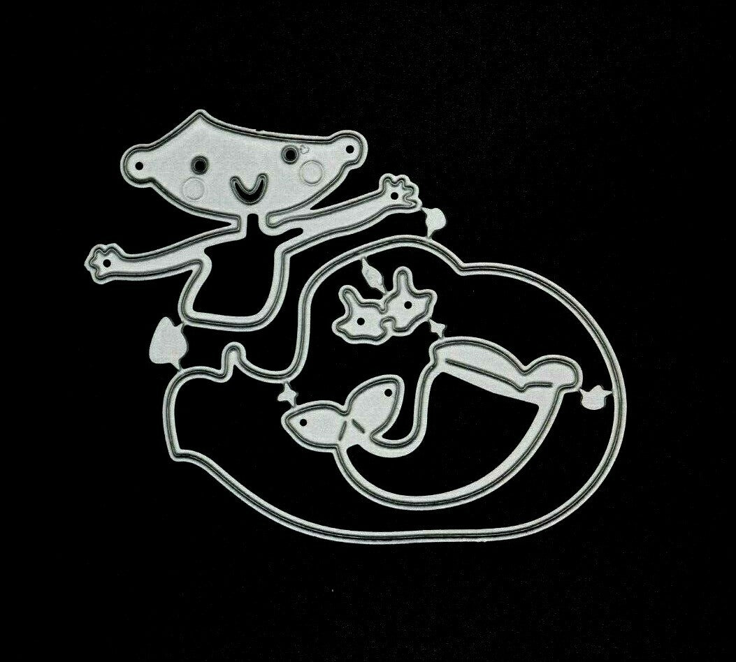 Mermaid Kit Metal Cutting Die, Card Making, Scrapbooking, Craft *UK SELLER* E2