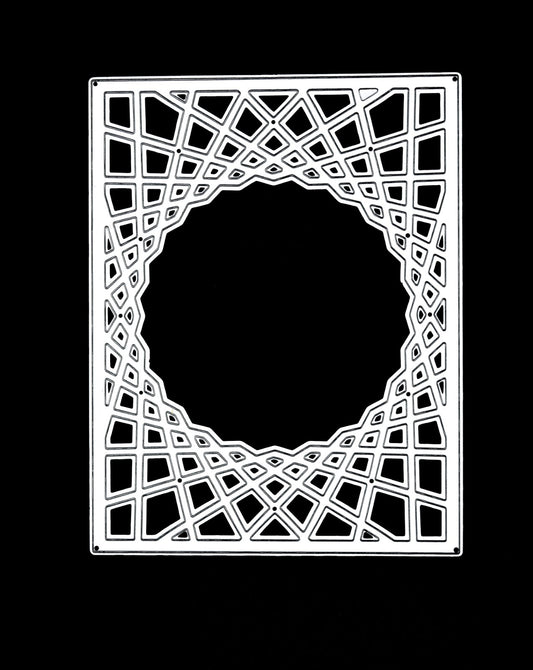 Geometric Frame Metal Cutting Die, Paper Crafts, Card Making, Scrapbooking E6
