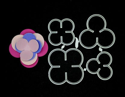 3D Flower Kit Metal Cutting Die, Card Making, Scrapbooking *UK Seller* D4