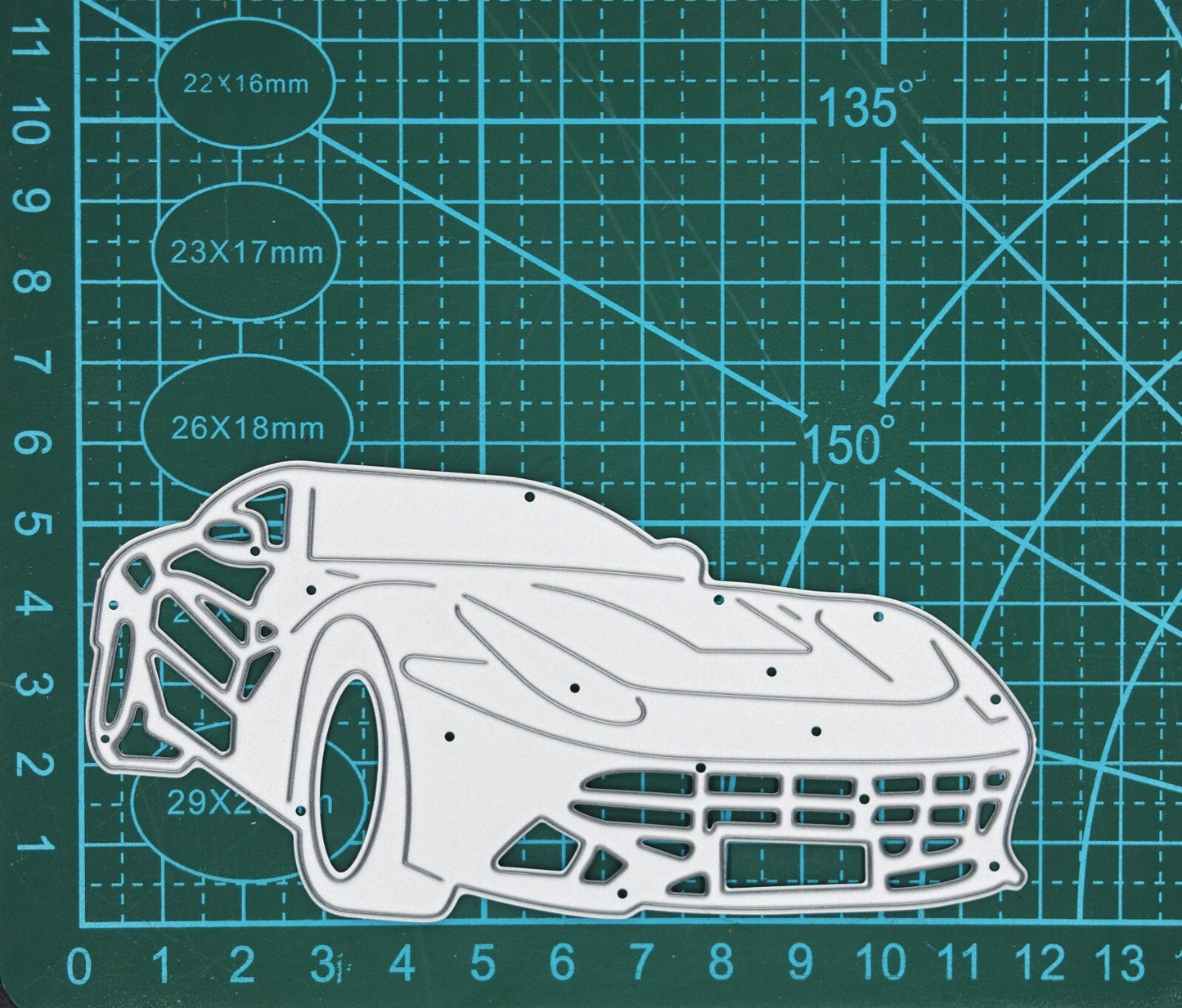 Sportscar / Supercar Metal Cutting Die, Car, Card Making, Paper Crafts, Male. A9