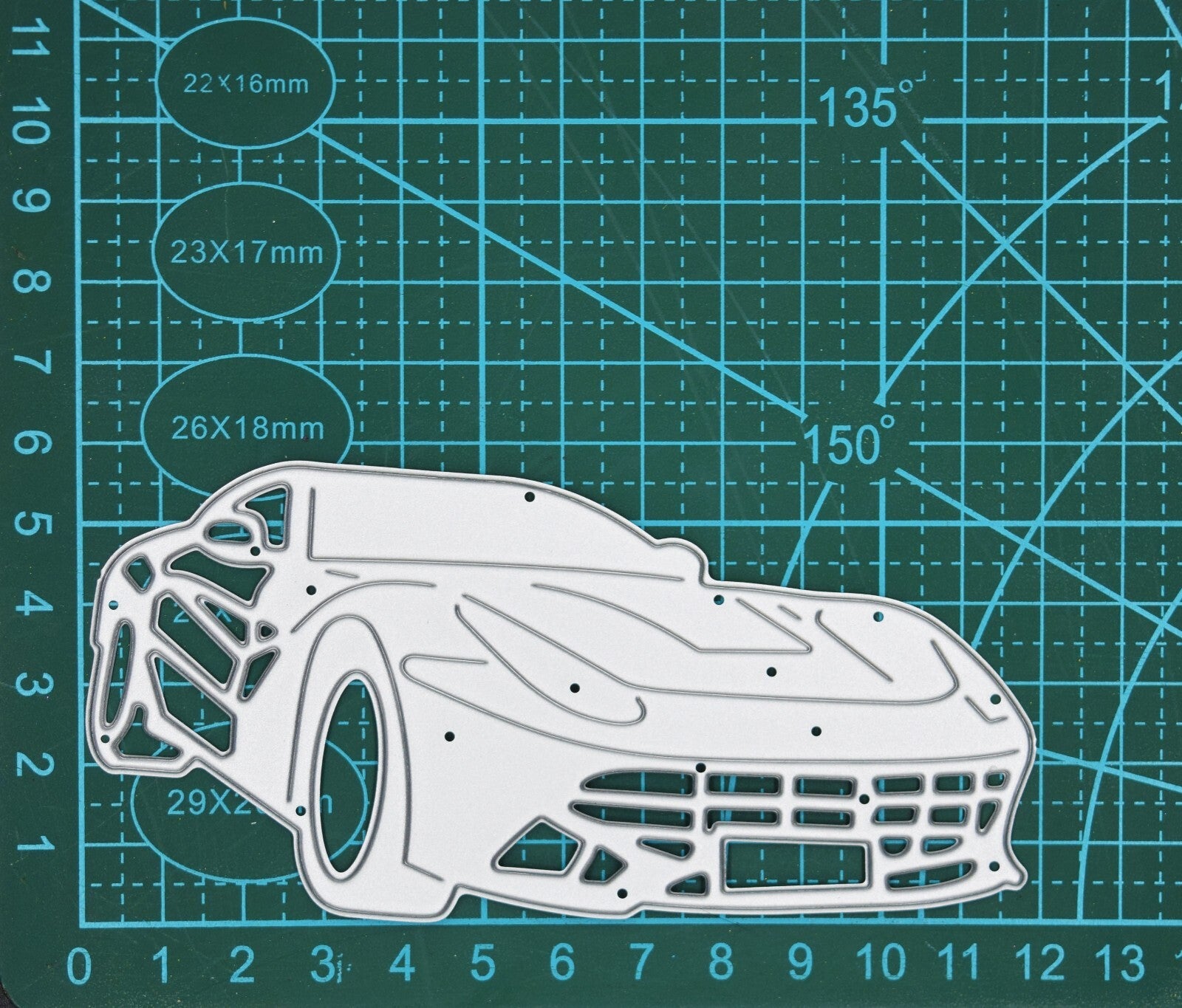 Sportscar / Supercar Metal Cutting Die, Car, Card Making, Paper Crafts, Male. A9