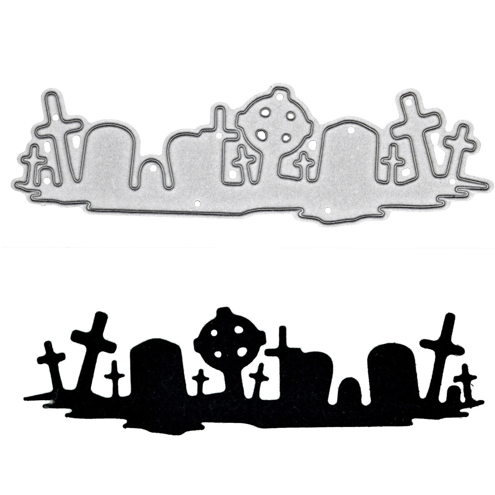 Graveyard Tombstones Metal Cutting Die, Halloween, Card making, Paper Crafts F9