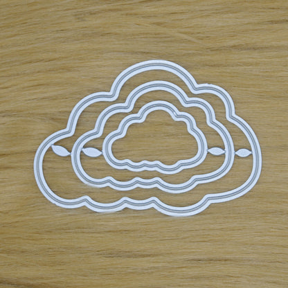 3 Fluffy Cloud Metal Cutting Dies, Clouds, Card Making. Scrapbooking,  A1