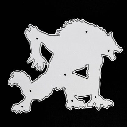 Werewolf Metal Cutting Die, Halloween, Card making, Paper Crafts, Lupin, I9