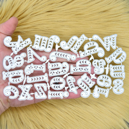 Fantastic Large Lowercase Alphabet Metal Cutting Dies, Letters, Card making, E6