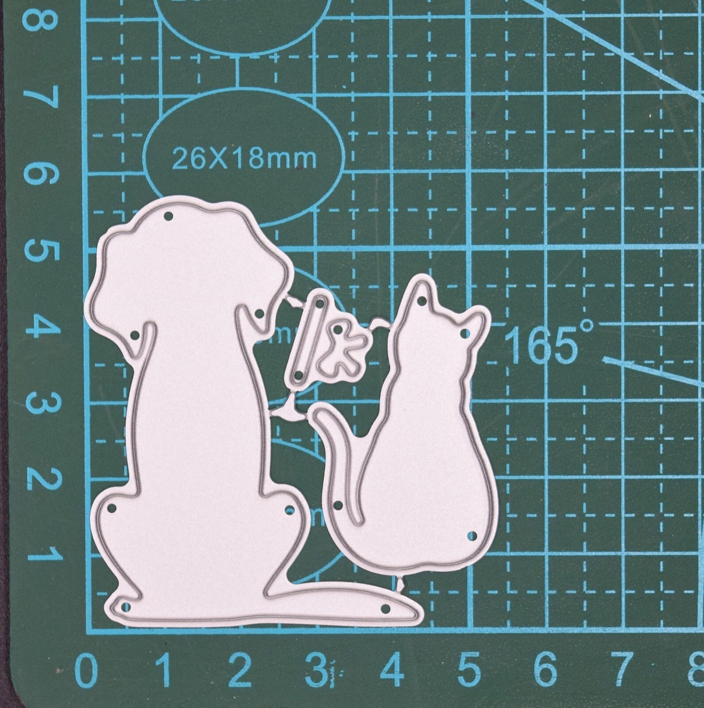 Cute Cat & Dog Metal Cutting Dies Set, Pets, Card Making, Paper Crafts, F3