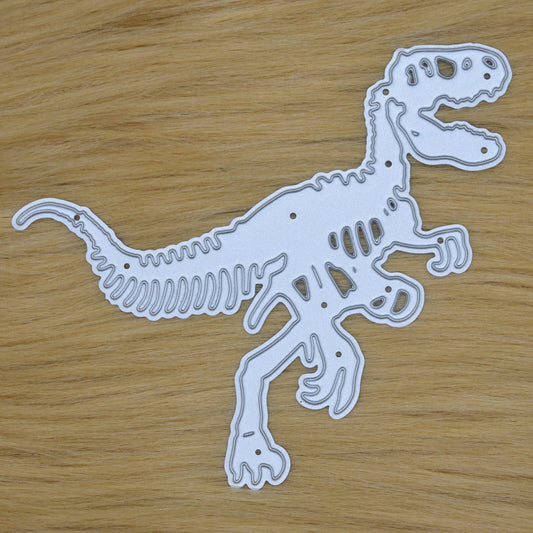 Dinosaur, T-Rex Skeleton Metal Cutting Die, Palaeontology, Card Making, Craft F9