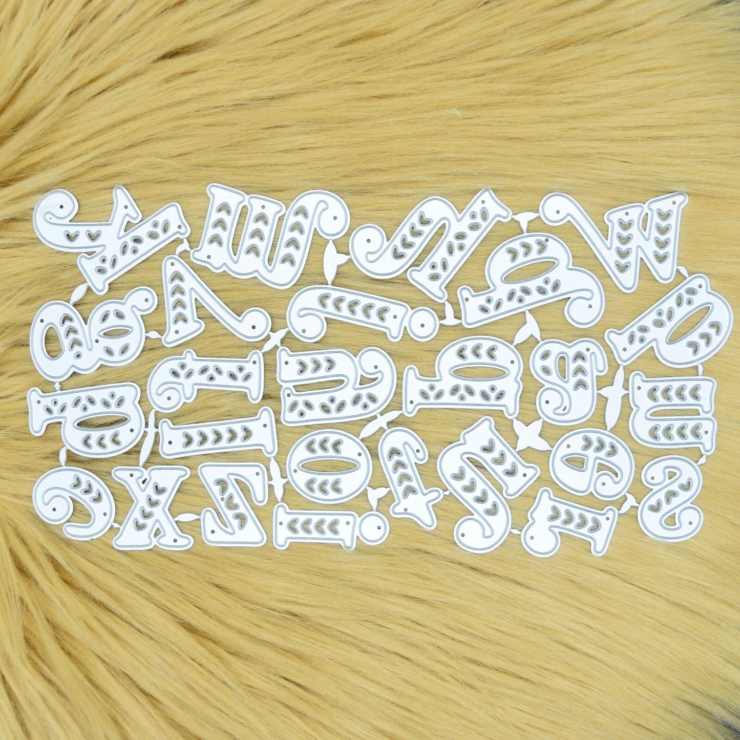 Fantastic Large Lowercase Alphabet Metal Cutting Dies, Letters, Card making, E6