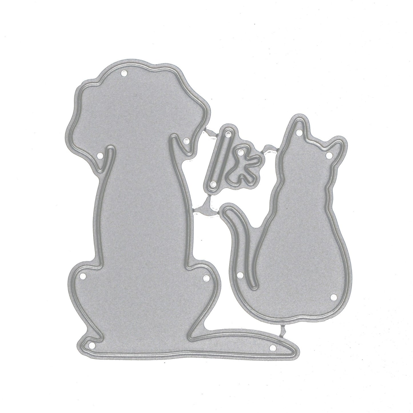 Cute Cat & Dog Metal Cutting Dies Set, Pets, Card Making, Paper Crafts, F3