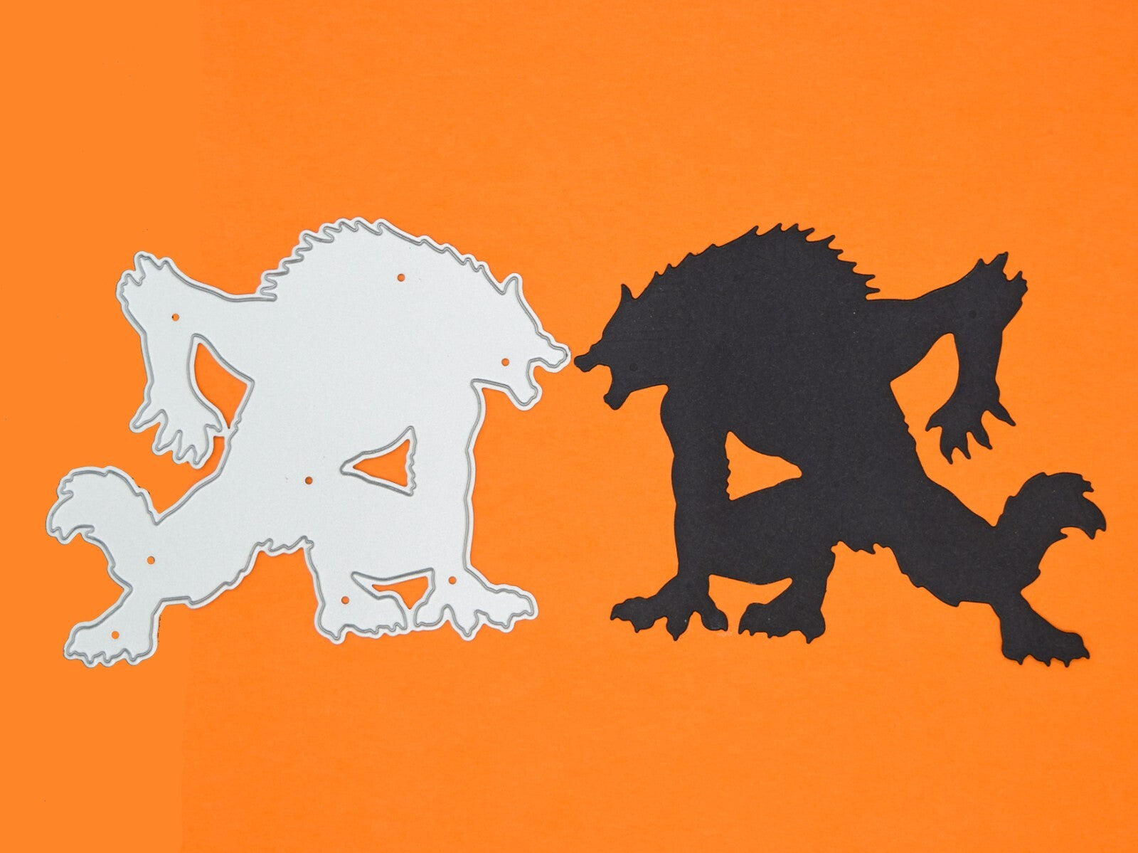 Werewolf Metal Cutting Die, Halloween, Card making, Paper Crafts, Lupin, I9