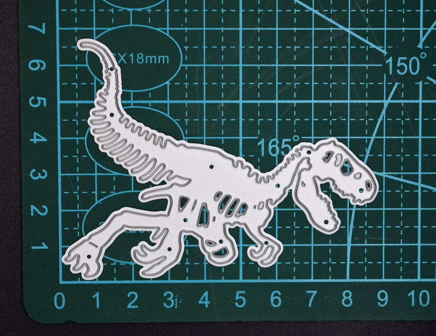 Dinosaur, T-Rex Skeleton Metal Cutting Die, Palaeontology, Card Making, Craft F9