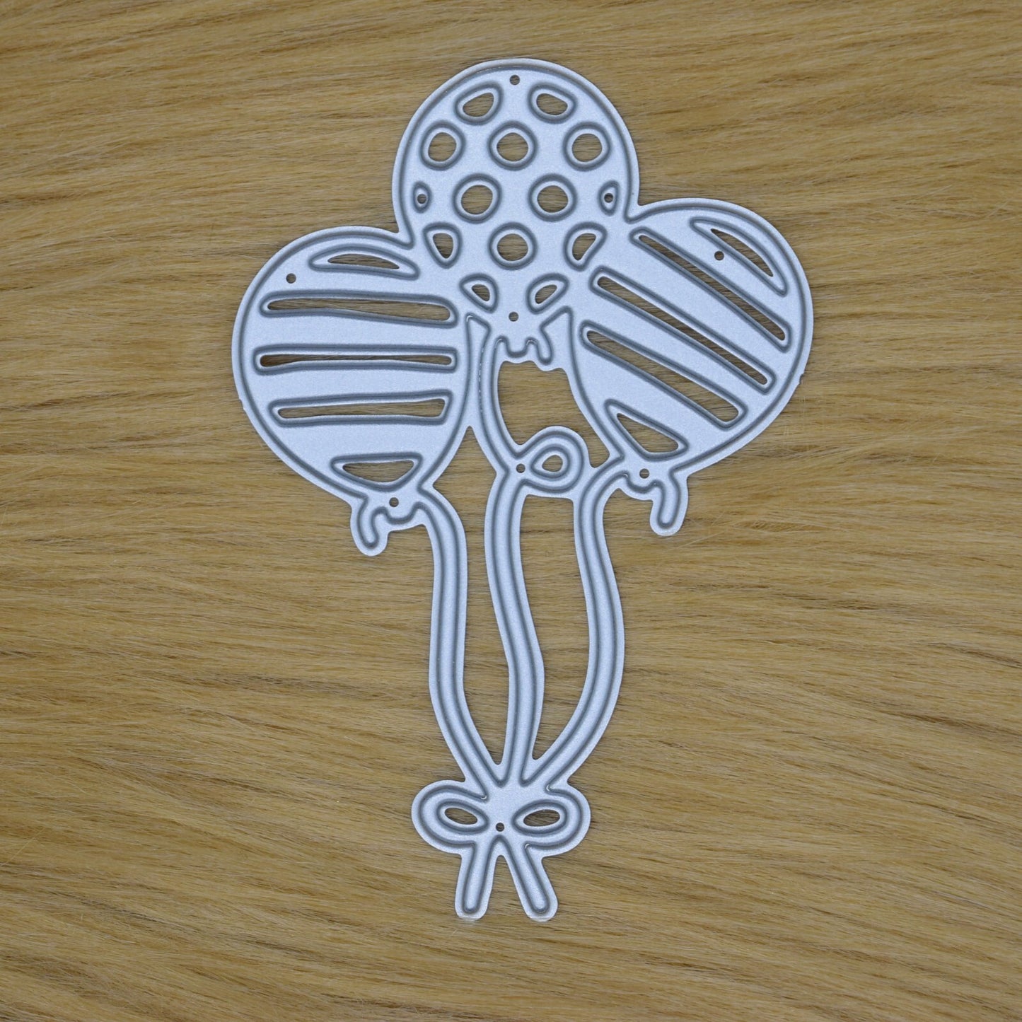 3 Balloons Metal Cutting Die, Party, Birthday, Scrapbooking, Card Making, A3