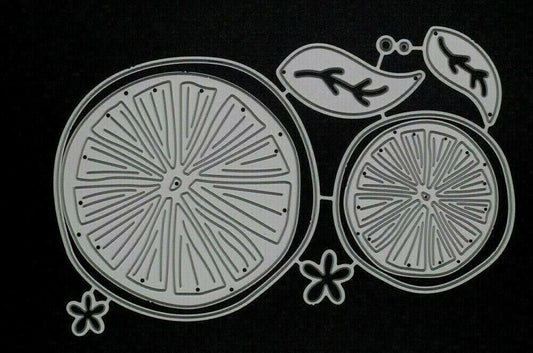 Citrus Fruits Quality Metal Cutting Dies, Limes, Lemons, Oranges, Card making B4