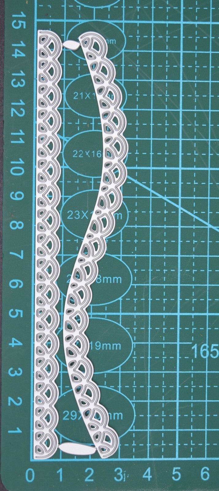 2 Lace Effect Border / Edging Metal Cutting Dies, Card making, Scrapbooking, A2