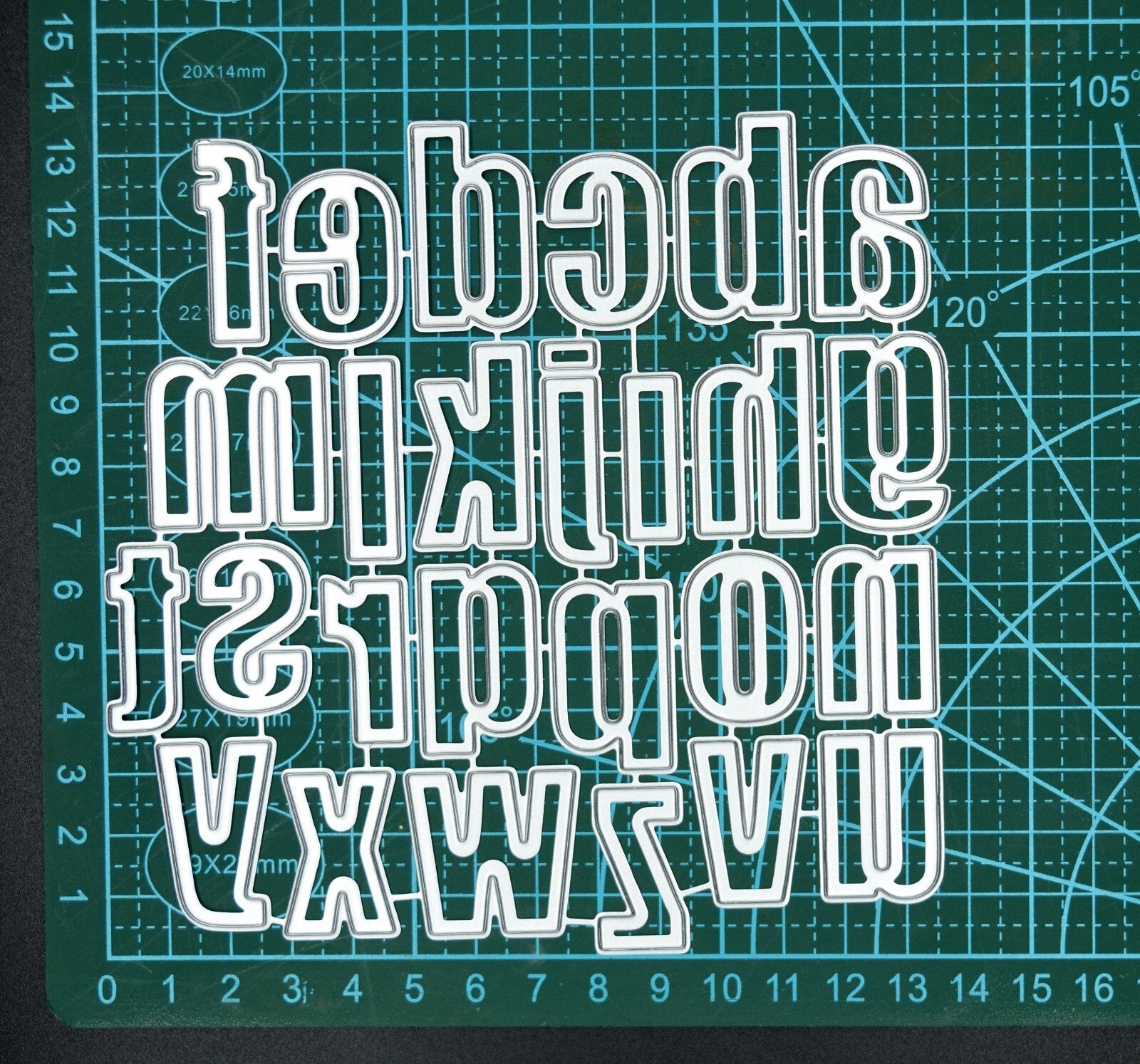🌟Lowercase Alphabet Metal Cutting Dies, Card making, Paper Craft UK SELLER E6🌟
