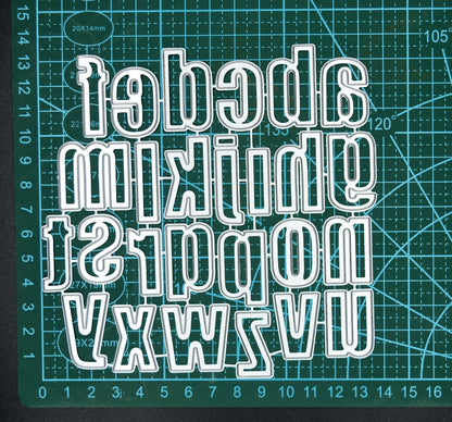 🌟Lowercase Alphabet Metal Cutting Dies, Card making, Paper Craft UK SELLER E6🌟