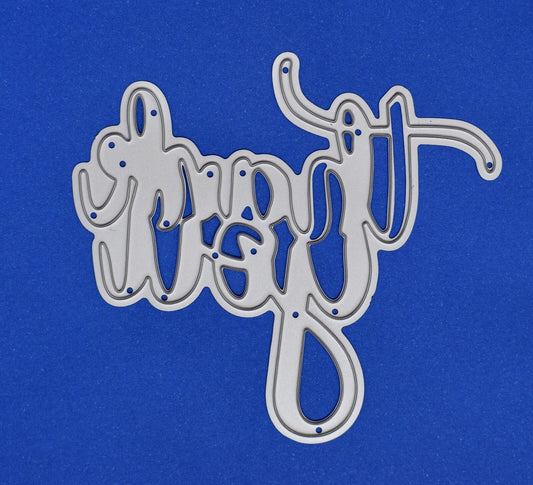 A 'Thank You' Sentiments Metal Cutting Die, Card Making, Paper Crafts  A5