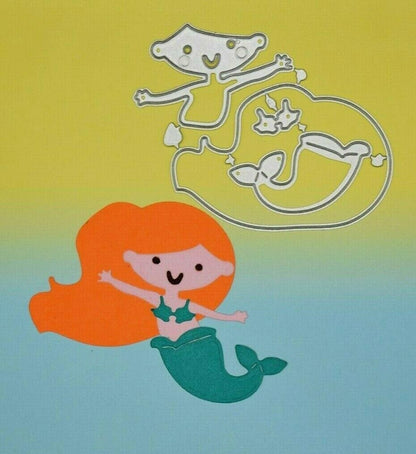 Mermaid Kit Metal Cutting Die, Card Making, Scrapbooking, Craft *UK SELLER* E2