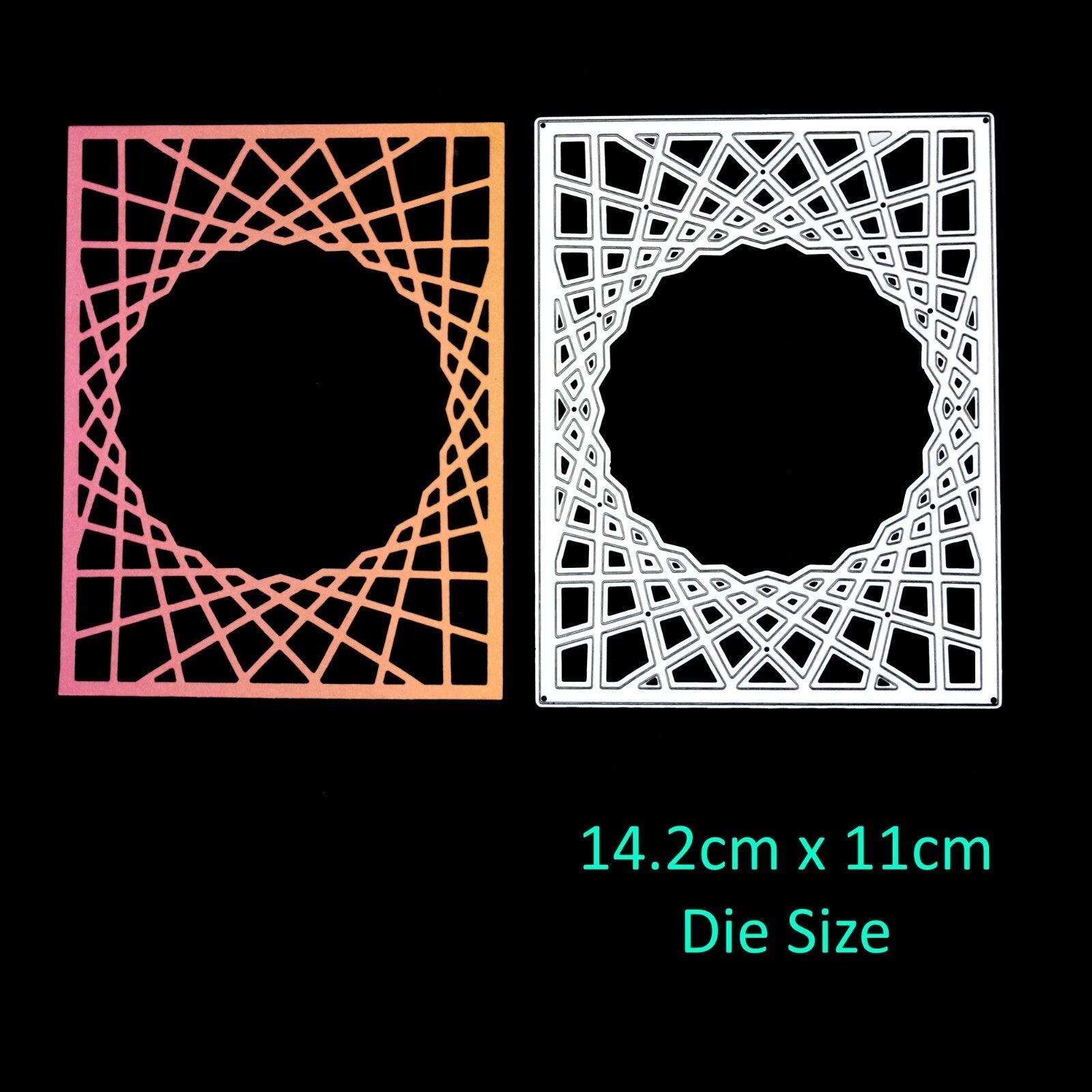 Geometric Frame Metal Cutting Die, Paper Crafts, Card Making, Scrapbooking E6
