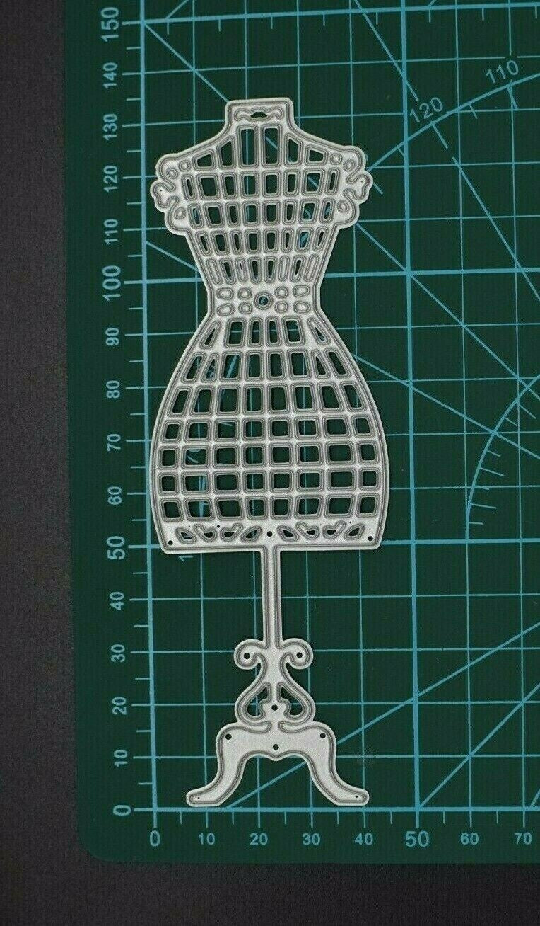 Retro Mannequin Metal Cutting Die, Card Making Crafts *UK Seller, Fast Post* A5