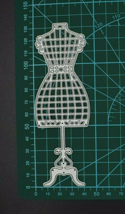 Retro Mannequin Metal Cutting Die, Card Making Crafts *UK Seller, Fast Post* A5