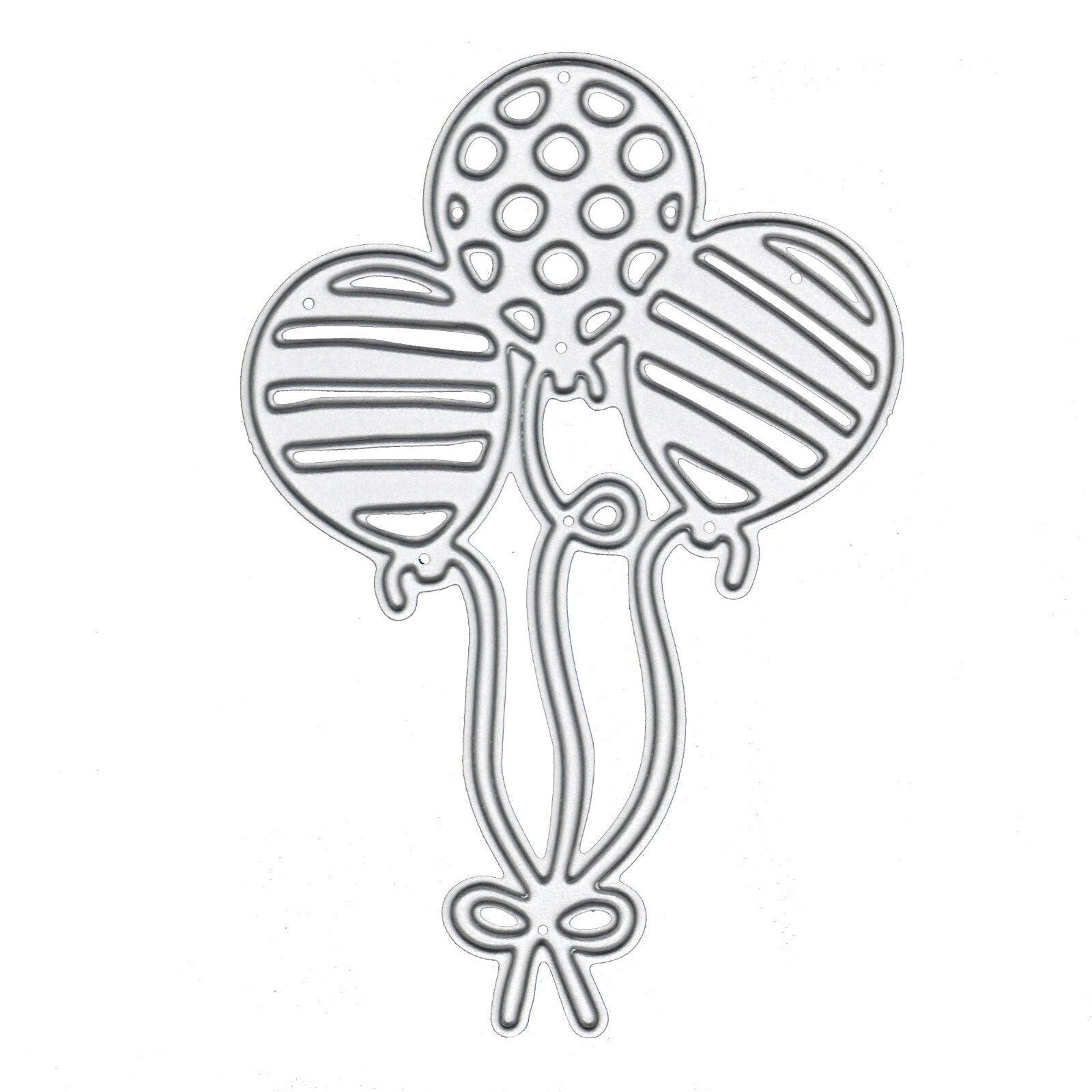 3 Balloons Metal Cutting Die, Party, Birthday, Scrapbooking, Card Making, A3