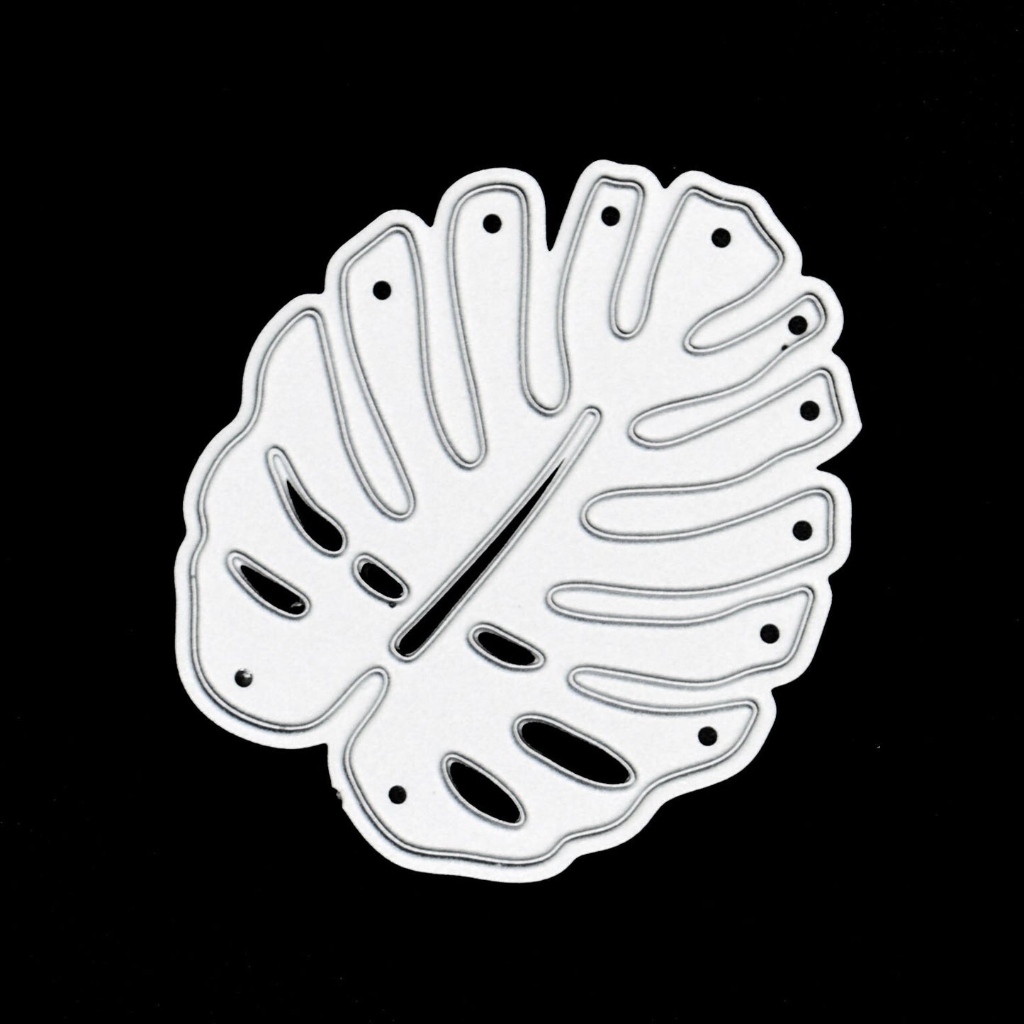 Swiss Cheese Leaf Metal Cutting Die, Monstera, Card making, Scrapbooking, Crafts