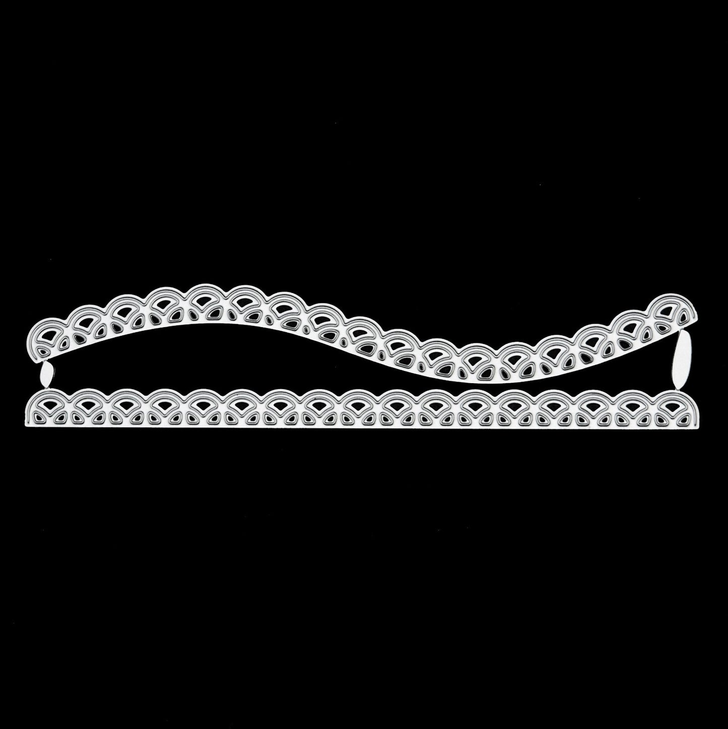 2 Lace Effect Border / Edging Metal Cutting Dies, Card making, Scrapbooking, A2