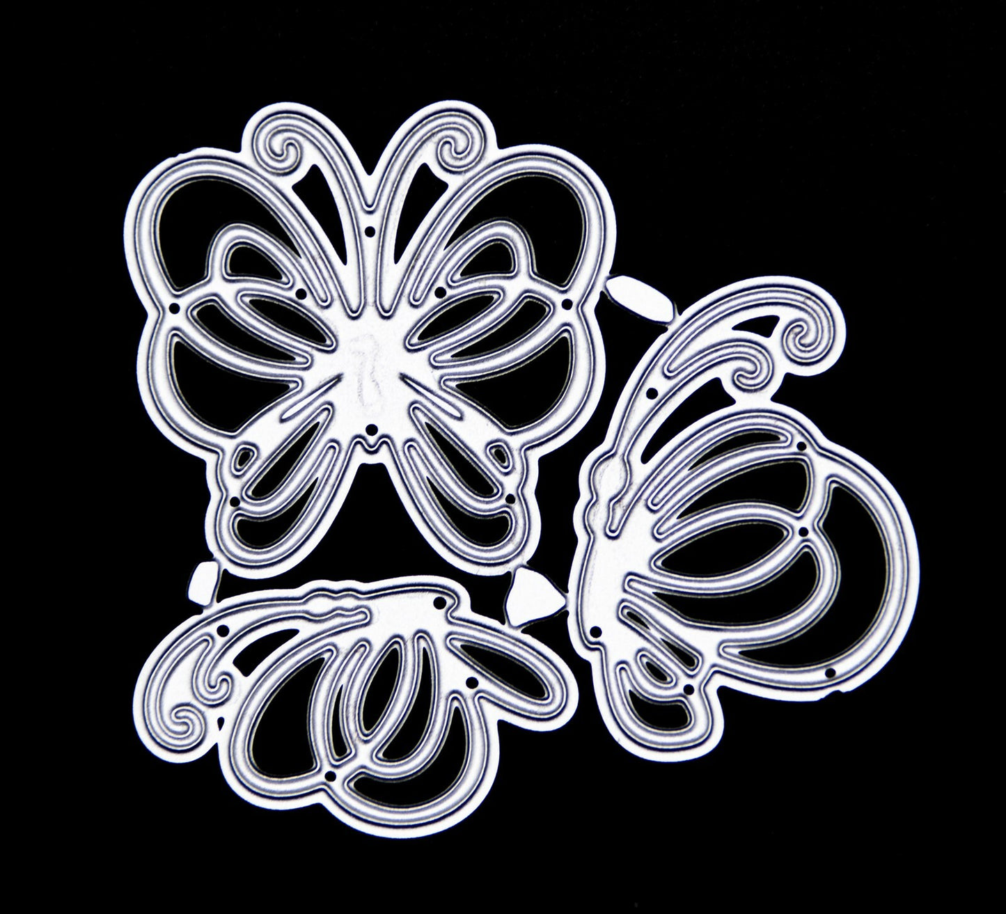3 Metal Cutting Dies, Decorative Butterflies, Card Making, Scrapbooking B1