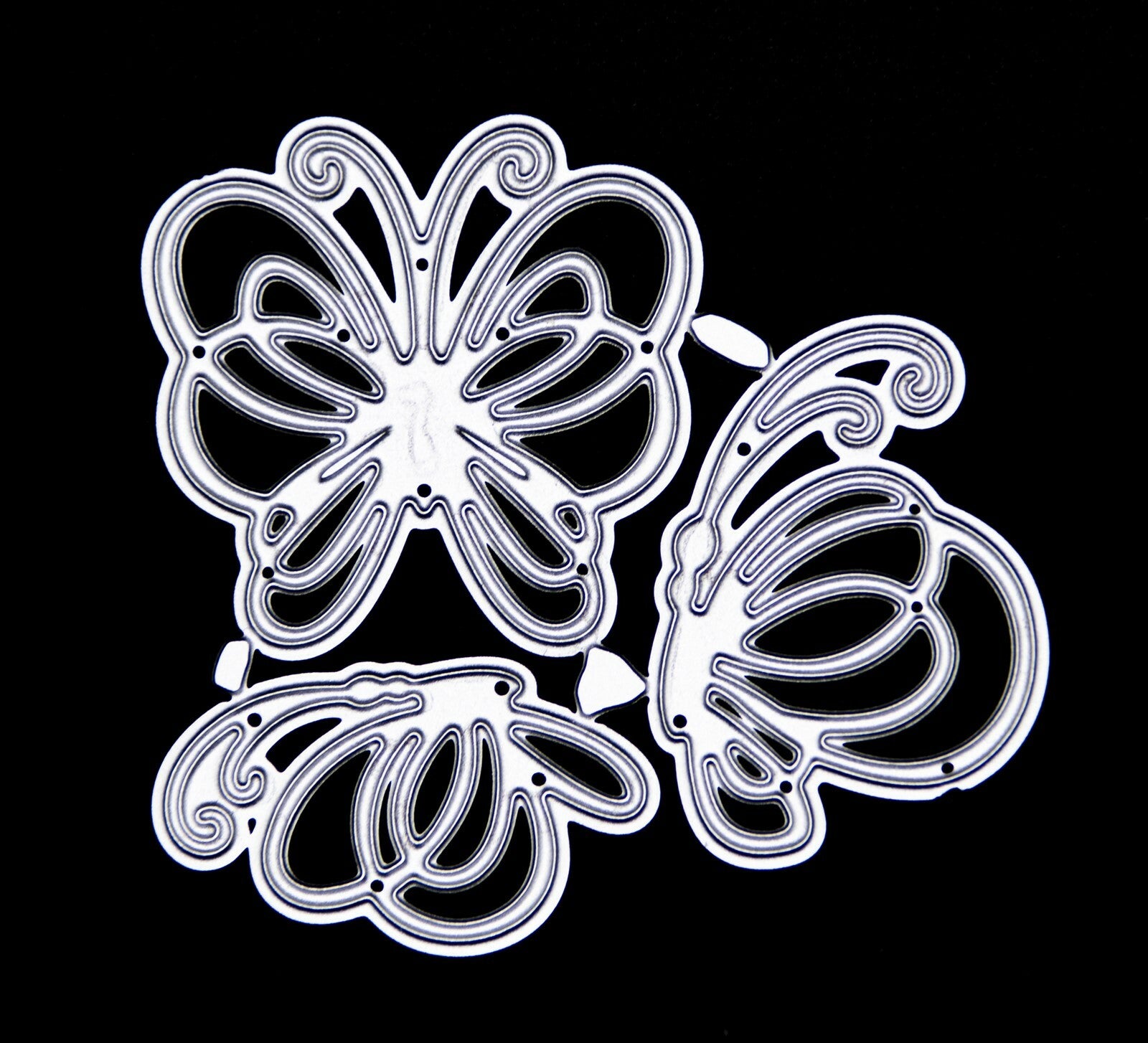 3 Metal Cutting Dies, Decorative Butterflies, Card Making, Scrapbooking B1