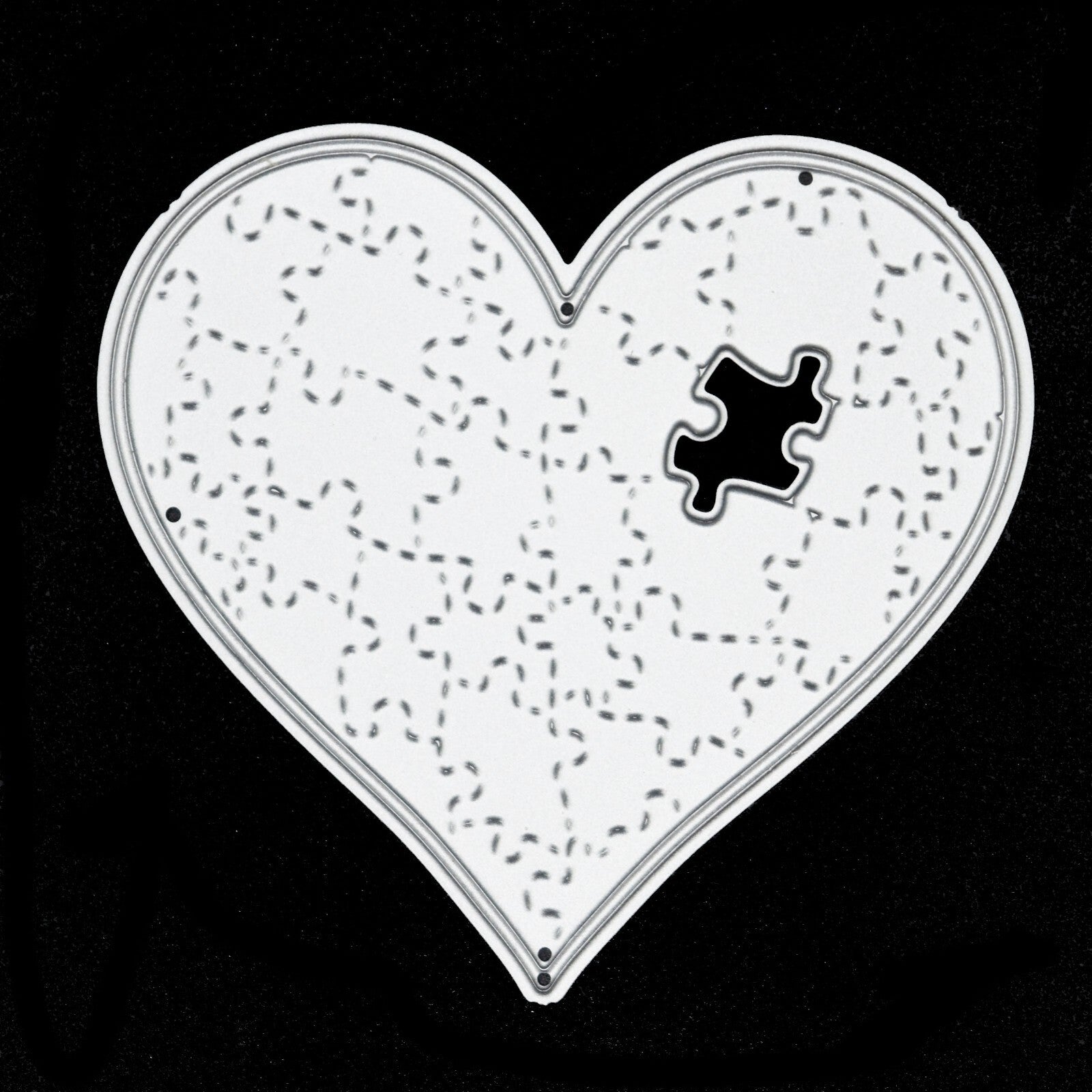 Missing Piece Of My Heart Metal Cutting Die, Love, Valentines, Card Making A9