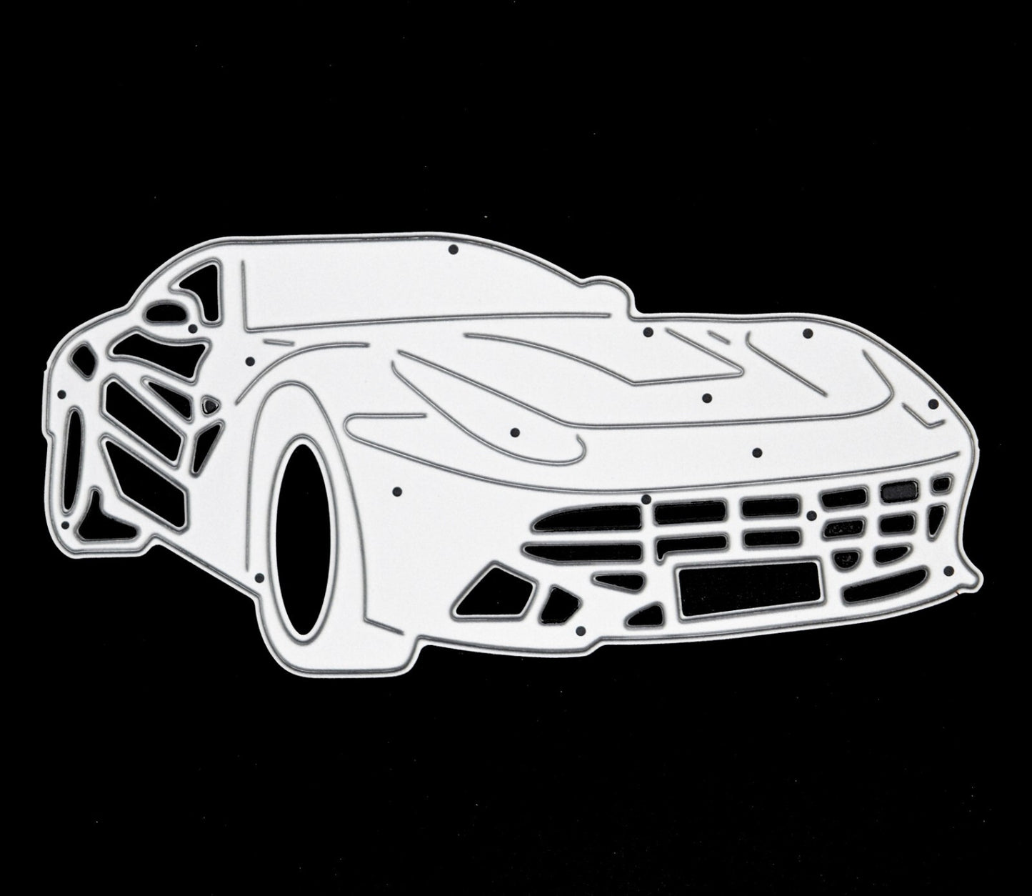Sportscar / Supercar Metal Cutting Die, Car, Card Making, Paper Crafts, Male. A9
