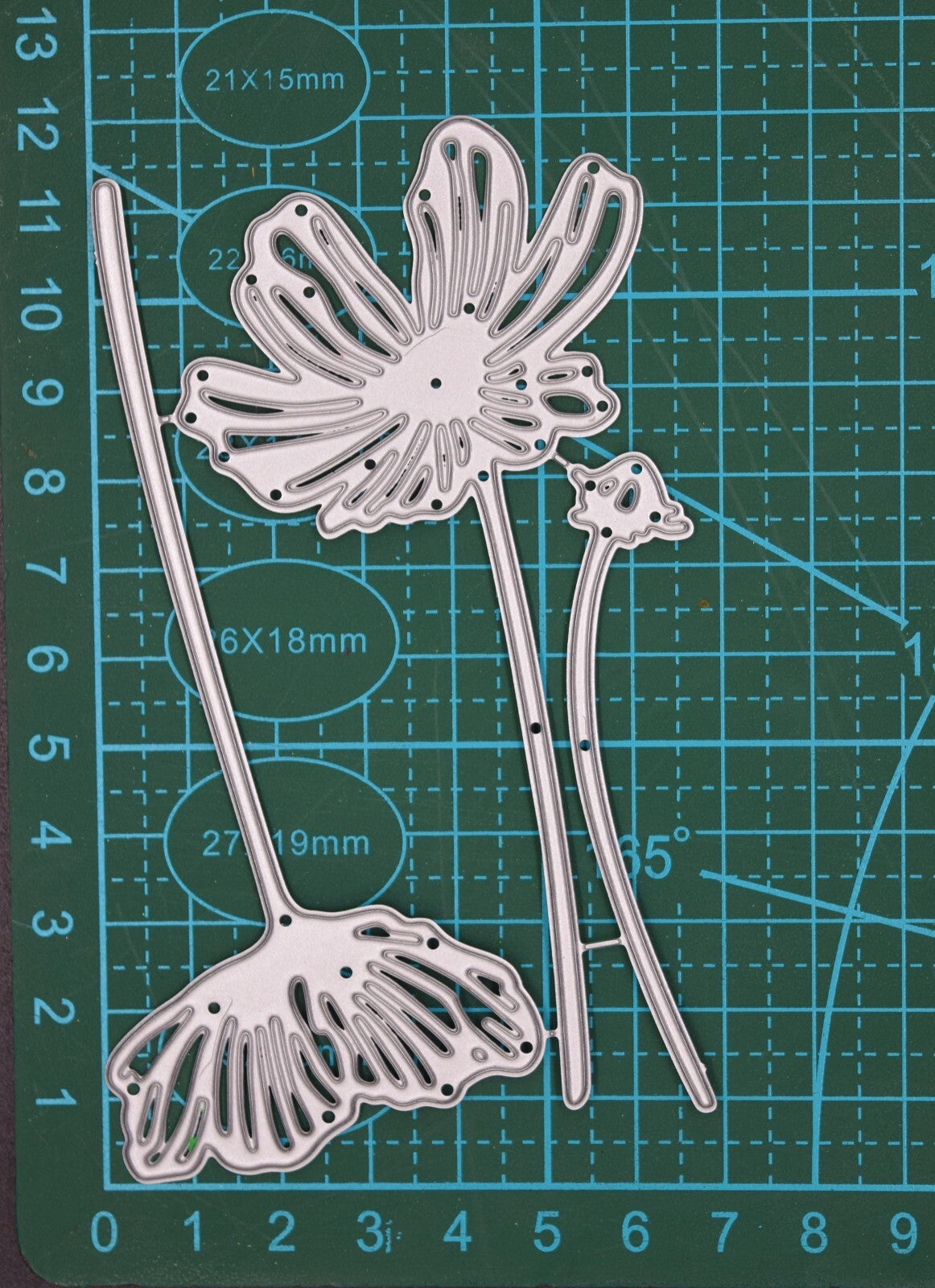 3 Decorative Flowers Metal Cutting Dies, Flower, Card making, Scrapbooking A9
