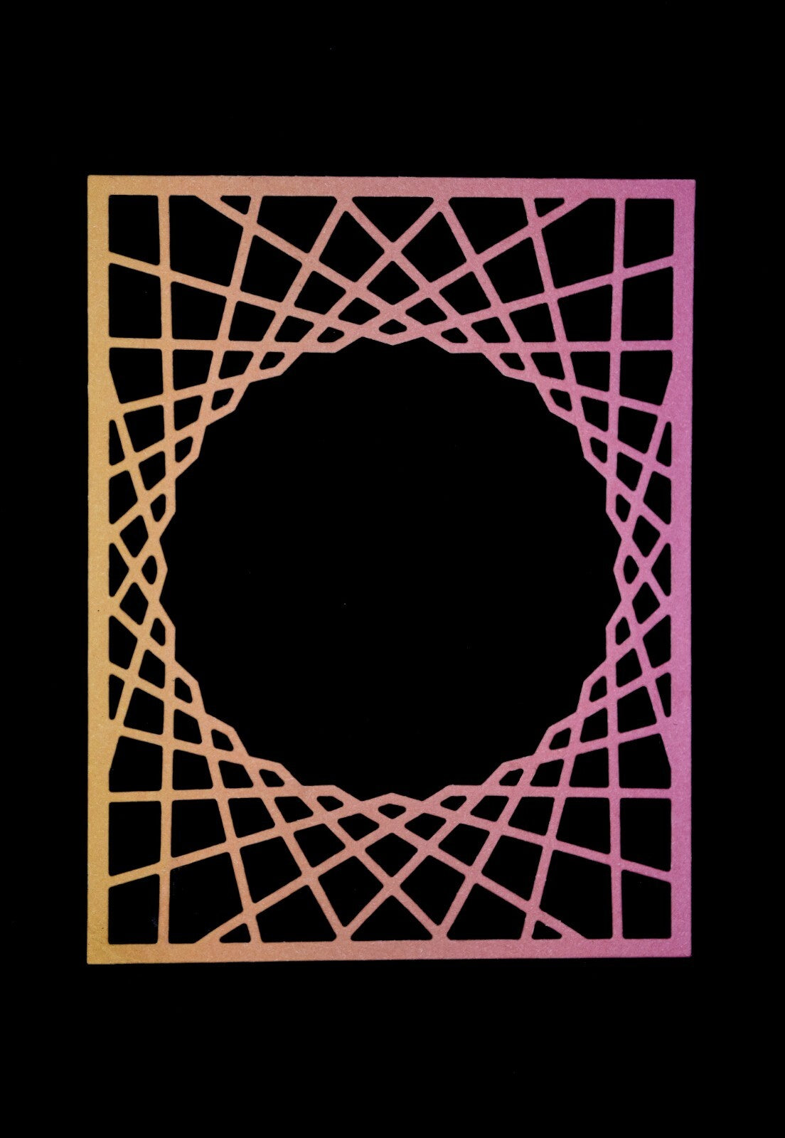 Geometric Frame Metal Cutting Die, Paper Crafts, Card Making, Scrapbooking E6