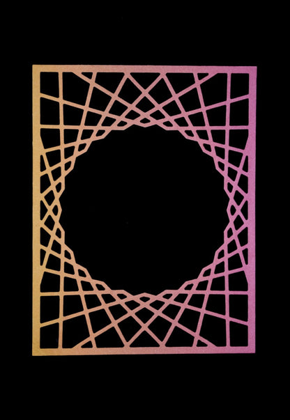 Geometric Frame Metal Cutting Die, Paper Crafts, Card Making, Scrapbooking E6