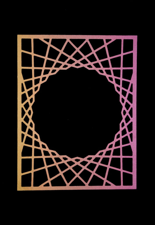 Geometric Frame Metal Cutting Die, Paper Crafts, Card Making, Scrapbooking E6
